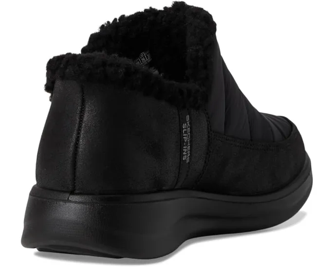 SKECHERS Cozy Escape тапочки без шнуровки с утеплением из искусственного меха и стелькой Memory Foam