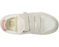 Детские кроссовки VEJA Small V-90 из кожи с застежкой на липучках