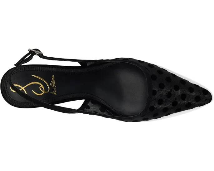 Туфли Sam Edelman Bianka Sling 3 с сетчатым верхом в горошек