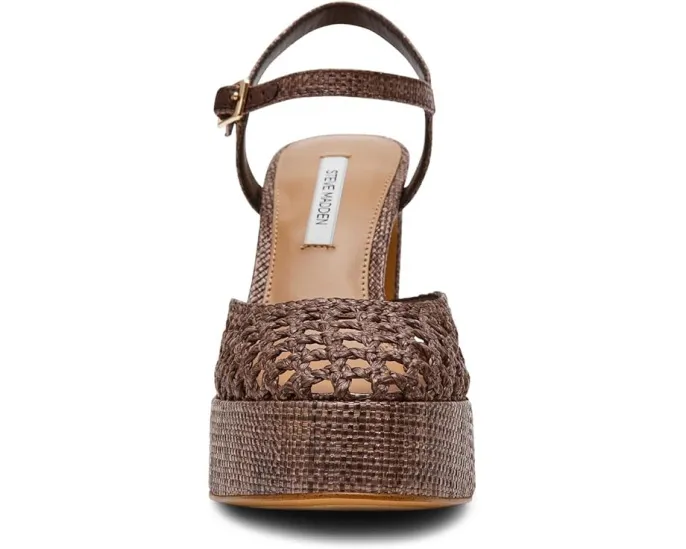 Босоножки Steve Madden Lexie на платформе с плетеным верхом из рафии