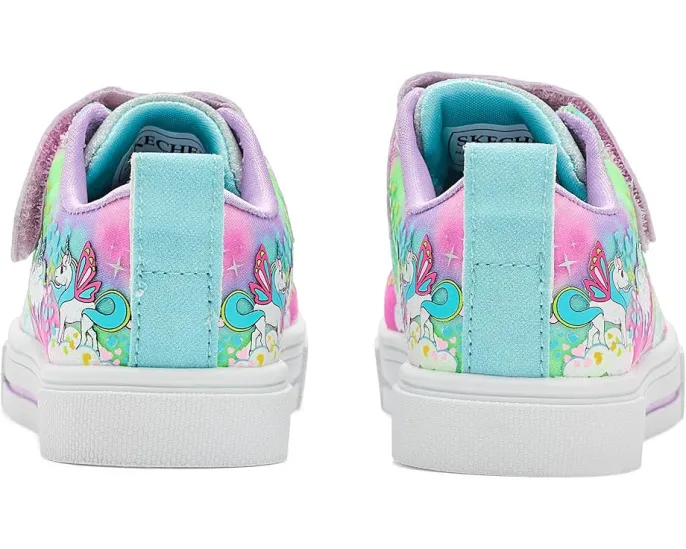 Детские кроссовки SKECHERS KIDS Twinkle Sparks с галактикой единорогов