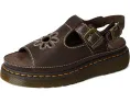 Сандалии Dr. Martens Dunnet Flower на платформе с цветочным декором и регулируемыми ремнями