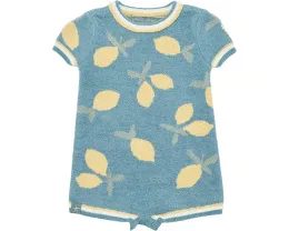 Боди Barefoot Dreams Kids CozyChic Ultra Lite Baby Lemon для младенцев