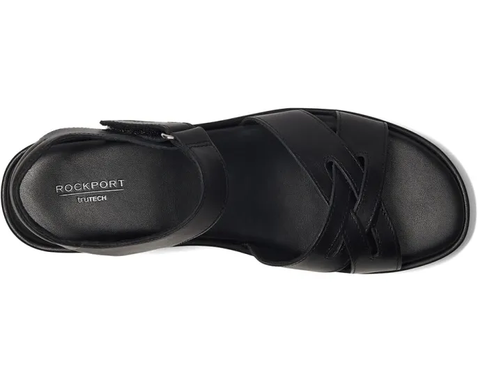 Сандалии-танкетки Rockport Amira с перекрестными ремешками и технологией truTECH