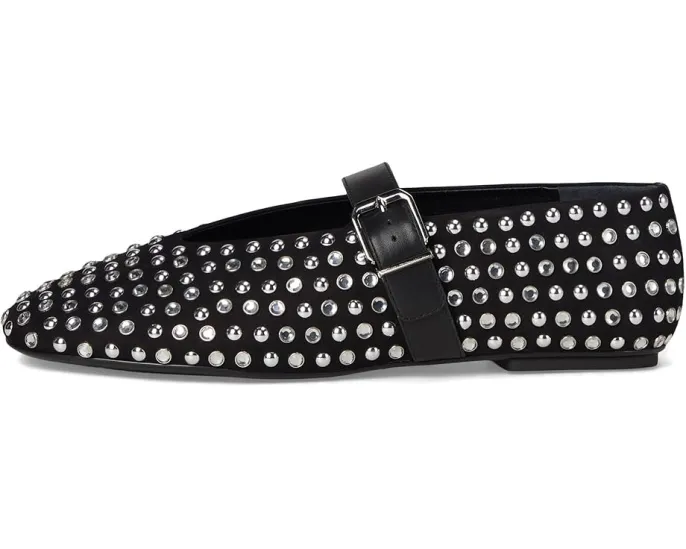 Балетки Schutz Eiza Glam с декоративными шипами на замшевом верхе и стелькой EVA