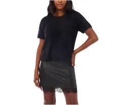 Топ Vince Camuto с короткими рукавами и ворсом eyelash