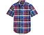 Polo Ralph Lauren Kids рубашка с коротким рукавом из льна в клетку для детей