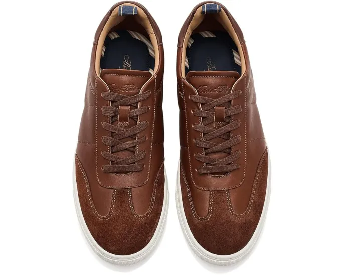 Кроссовки Emmerson от Brooks Brothers из кожи с ортопедической стелькой OrthoLite