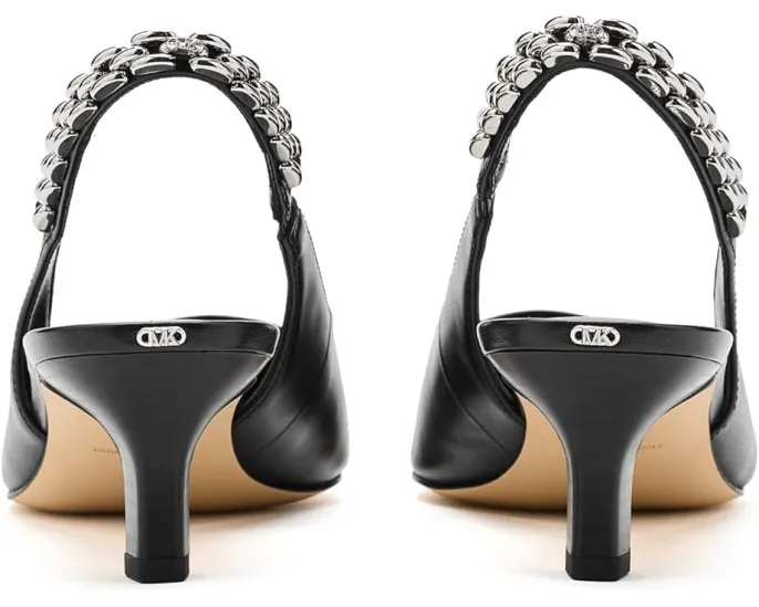 MICHAEL Michael Kors туфли Marcia Kitten Sling Pumps с цепочкой на шпильке