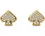 Серьги-гвоздики Everyday Spade Pave Studs от Kate Spade New York со стразами