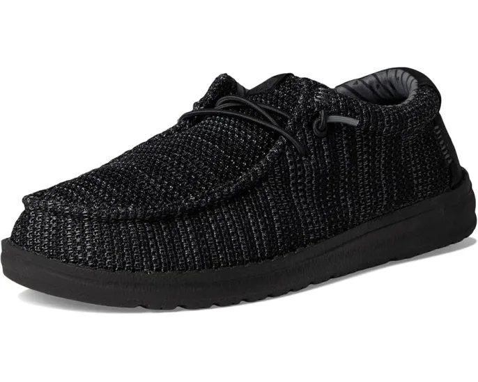 Детские слипоны Hey Dude Wally Stretch Sox с технологией Flex & Fold и съемной стелькой