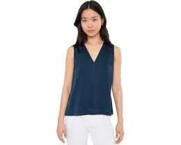 Топ Liverpool Los Angeles без рукавов с V-образным вырезом из комбинированного трикотажа