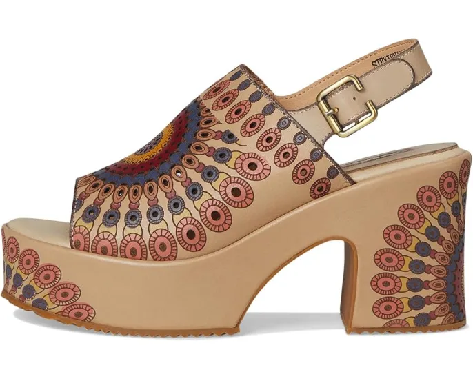 L'Artiste by Spring Step Сандалии Stevienix с платформой и росписью по всей поверхности