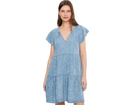 Платье Tiered Flutter Sleeve от Liverpool с оборками