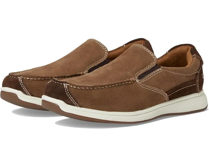 Florsheim Kids Great Lakes Moc Slip, Jr. с контрастной строчкой и памятью формы