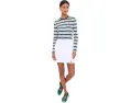Lacoste футболка с длинным рукавом в полоску