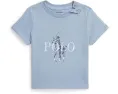 Футболка Big Pony из хлопкового джерси для младенцев Polo Ralph Lauren Kids