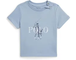 Футболка Big Pony из хлопкового джерси для младенцев Polo Ralph Lauren Kids