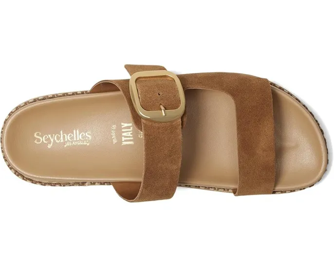 Сандалии Seychelles Getaway из замши с двойными ремешками и крупной пряжкой