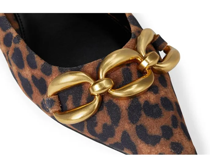 Босоножки на каблуке Vince Camuto Valiey с цепочкой и острым носком