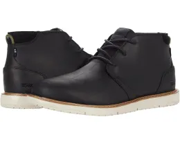 TOMS Navi ботинки из водонепроницаемой черной кожи