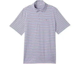 Поло Vineyard Vines Kids Multi Stripe Sankaty из эластичной ткани с мультиполосой