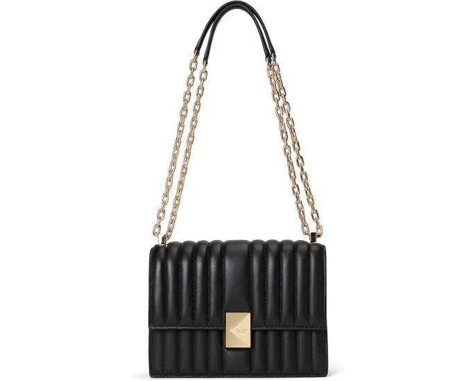 Плечевая сумка Kate Spade New York Deco с цепным ремнем из стеганой кожи