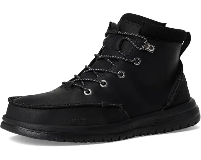Ботинки Hey Dude Bradley Classic Tumbled на шнуровке с водонепроницаемой кожей