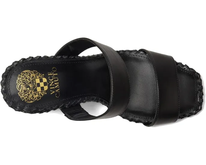 Босоножки Vince Camuto Kaden мюли на квадратном каблуке с декоративной строчкой