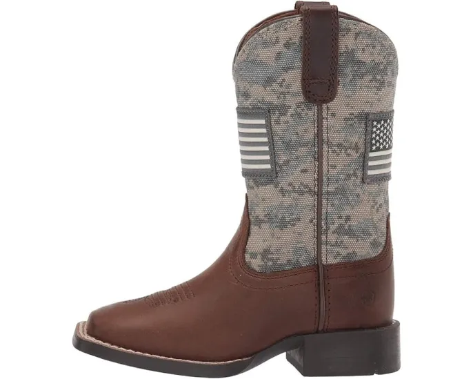 Детские ковбойские сапоги Ariat Patriot с американским флагом