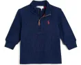 Polo Ralph Lauren водолазка Estate-Rib 3/4 с молнией для малышей
