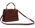 Сумка кроссбоди Brahmin Melbourne Small Hallie из кожи с откидным клапаном