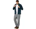 L.L.Bean футболка Carefree Unshrinkable с карманом и длинными рукавами из двойного кольцевого прядения