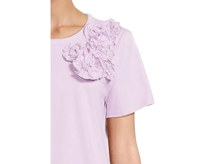 Трикотажный топ Clairmont Rosette с цветочным декором от Lilly Pulitzer