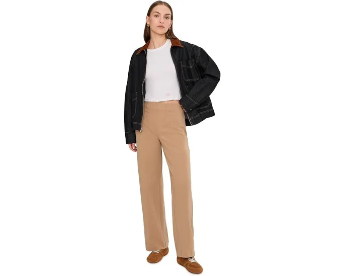 Брюки Lenox Wide Leg Stretch Twill с расклешенным кроем от NIC+ZOE