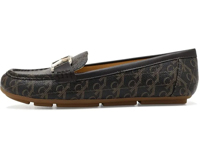 Мокасины Lileta с монограммой CK и дизайном moc toe от Calvin Klein