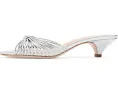 Туфли Loeffler Randall Dixie на каблуке-котенок с золотистой кожей