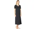Длинная ночная сорочка Hanro Moments с коротким рукавом и кружевом