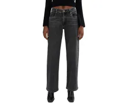 Джинсы KUT from the Kloth Selena Baggy с низкой посадкой и прямыми штанинами