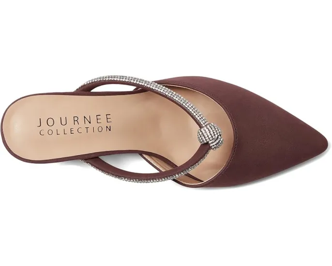 Туфли Lunna на шпильке с заостренным носком и ремешком Journee Collection