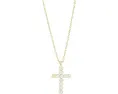 Кулон Kendra Scott Cross Crystal на цепочке с кристаллами циркония