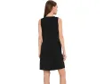 Маленькое черное платье NIC+ZOE Sleek Stretch облегающего кроя без рукавов