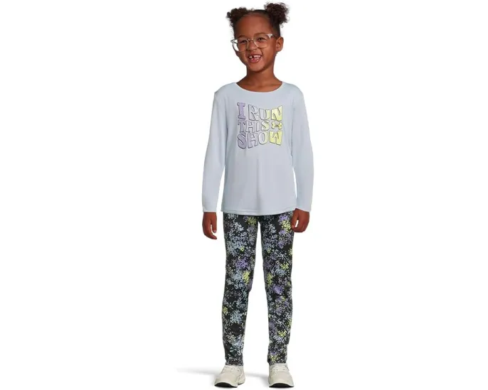 Комплект Printed LS Leggings с футболкой из хлопка Under Armour Kids