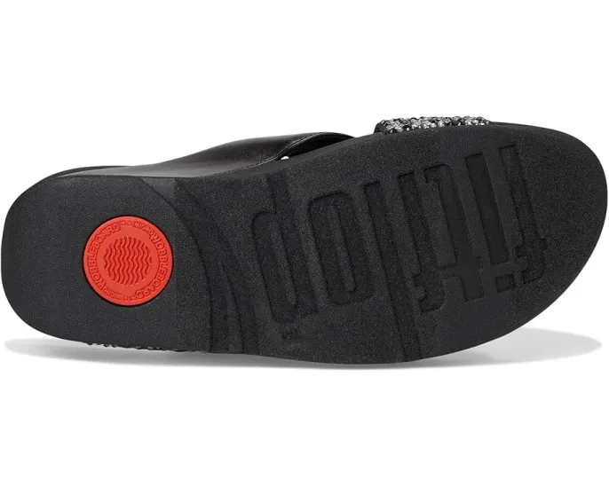 FitFlop Сланцы Lulu Crystal-Mix с кристаллами и технологией MicroWOBBLEBOARD