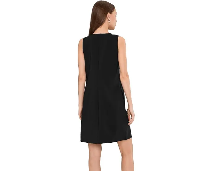 Маленькое черное платье NIC+ZOE Sleek Stretch облегающего кроя без рукавов