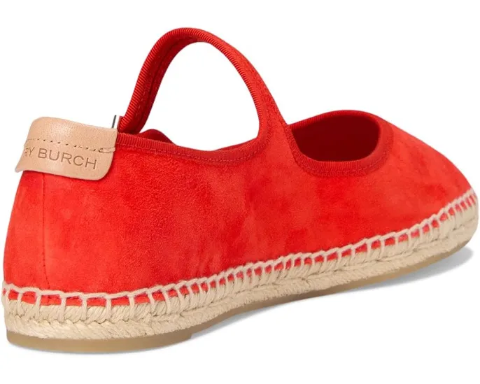 Эспадрильи Tory Burch Mary Jane с ремешком и джутовой подошвой