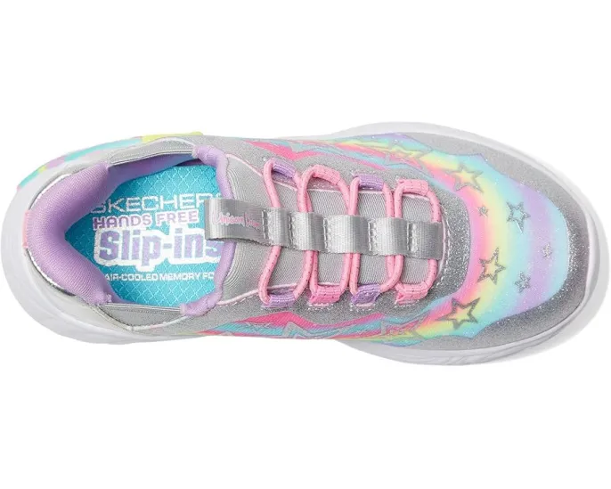 Детские кроссовки Skechers Unicorn Dreams Starry Lite со светящейся подошвой
