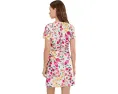 Короткое платье Adrianna Papell с принтом из ткани микадо