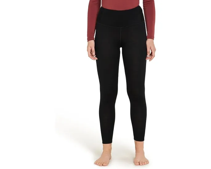 Утепленные леггинсы Icebreaker Merino 260 Tech с высоким поясом из шерсти мериноса