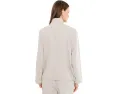 Белая куртка-бомбер Eileen Fisher на молнии из льна и органического хлопка